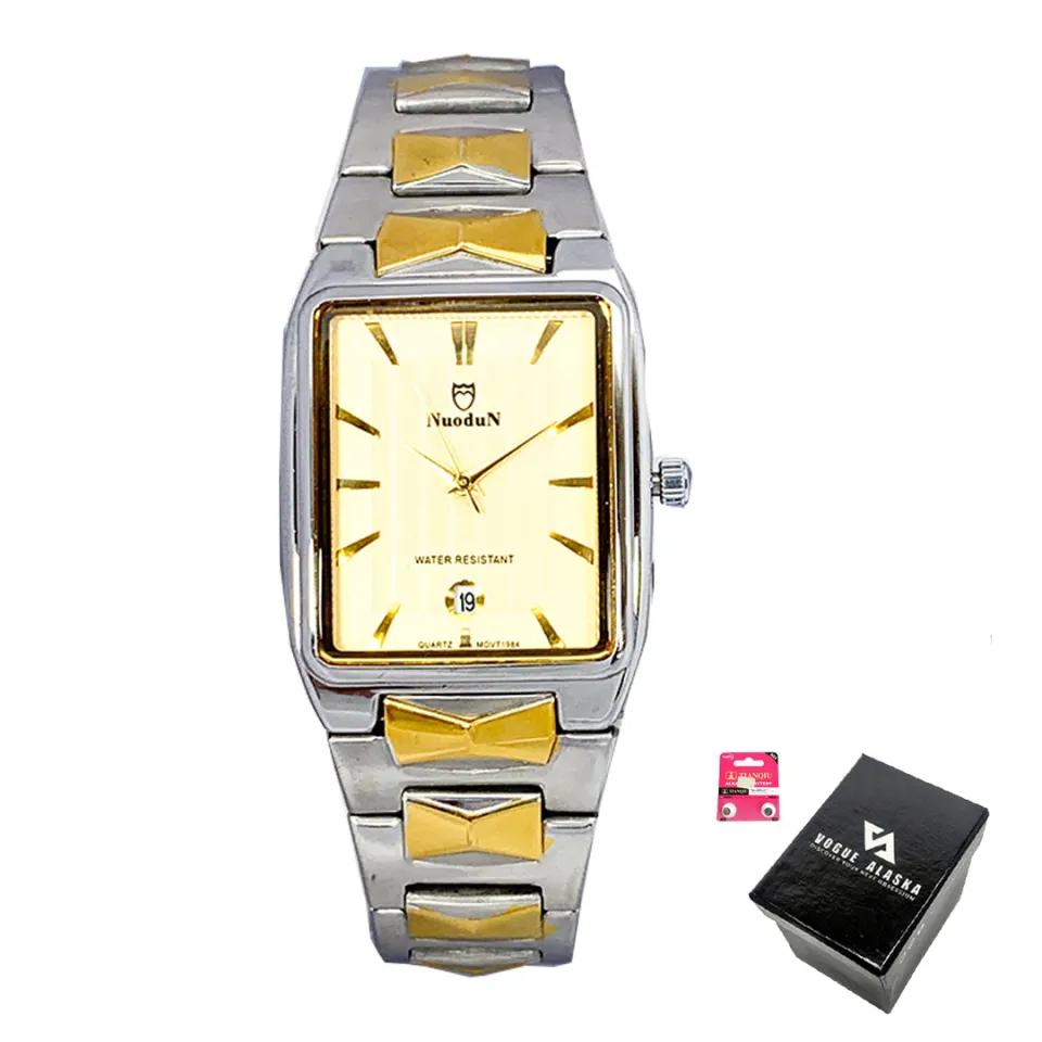 NUODUN Top Brand Fashion Stylish Japan Movement Water Resistant Stainless Steel Watch for Men Daraz.pk