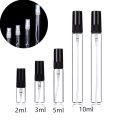 5pcs/Pack 2ml 3ml 5ml 10ml Mist Spray Bottle Spray Pump Bottle Travel Refillable Glass Perfume Bottle With Sprayer. 