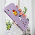 AMORVOR for Samsung Galaxy A10S Back Cover Cartoon Astronautn Side design Soft Case Liquid Silicone Phone Cases. 