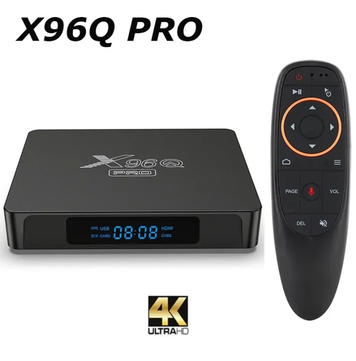 X96Q%20Pro%20Voice%20Android%20Tv%20Box%20-%208GB+128GB%20Android%2013%204K%20Resolution%20HDMI%20Output%202.4G%20Wifi%20-%20Image%202