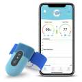Wellue BabyO2 Baby Wearable Blood Oxygen Saturation Monitor, with Alarm in APP, Track O2 Level & Heart Rate Foot-Wear Monitor Bluetooth (for 0-3 Years Old). 