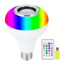 2-in-1 Smart LED Bulb + Bluetooth Speaker | RGB Light + Remote Control. 