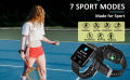 T35 smart watch works with Android and IOS touch screen answer calls music control calculator pulse and step counter -. 