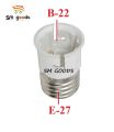 E27 to B22, Lamp Holder Converter, Screw to Pin. 