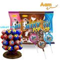 "DanPak Milky Pop - 40 Pcs Box | Creamy Lollipops with Bubble Gum Center | Fun & Surprising Treat for Kids & Adults | Perfect for Parties, Gifting, Daily Snacking | Aamrite". 
