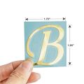 Vinyl Sticker- custom vinyl sicker -golden color- 2x2 inch size. 