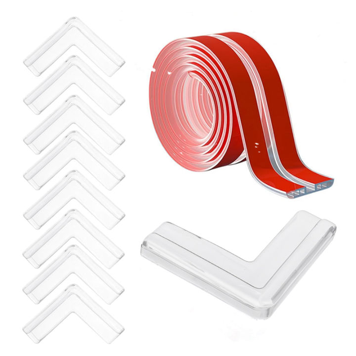 1/2M 1/4/8Pcs Table Edge Guard Corner Protector Strip Window Right ...