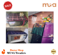 Pack Of  Kitchen Microwave Oven Cover & Fridge / Refrigerator Cover Oil Proof, Dust proof Decorative Storage pockets Microwave Fridge Cover Organizer in multicolor. 