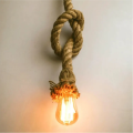 1 Piece Rope Pendant Light Hand Wrapped in manila rope for pendant lighting, nautical rope light - Kitchen island pendant light, jute twine rope, Rope swag light, an Industrial farmhouse rustic light fixture (BULBS NOT INCLUDED). 