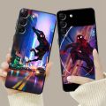 Marvel Spider-Man Miles Morales Phone Case For Samsung Galaxy S24 S23 S22 S21 S20 FE Ultra S10 Plus Note 20Ultra 10Plus Cover. 