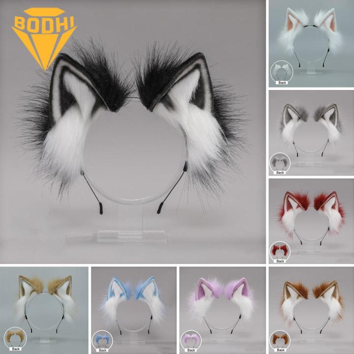 BODHI Party Hair Hoop Japanese Style Cosplay Furry Animal Cat Ears Headband