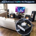 BITIWEND Mini Bluetooth HiFi Amplifier Bluetooth 5.0 Audio Power Amplifier, Stereo Hi-Fi Digital Amp 2.0 Channel 100W with AUX/USB/Bluetooth Input,Speaker/Earphone Output. 