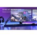 FIFINE Gaming  USB Microphone, Podcast Condenser Mic with  Pop Filter, Mute Button for Streaming, Twitch, Online Chat, RGB Computer Mic for PS4/5 PC Gamer-AmpliGame A6T. 