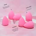 Pack of 6 Makeup Sponge Set | Beauty Blender for Liquid & Cream Makeup | Multi-Colored Flawless Sponges. 