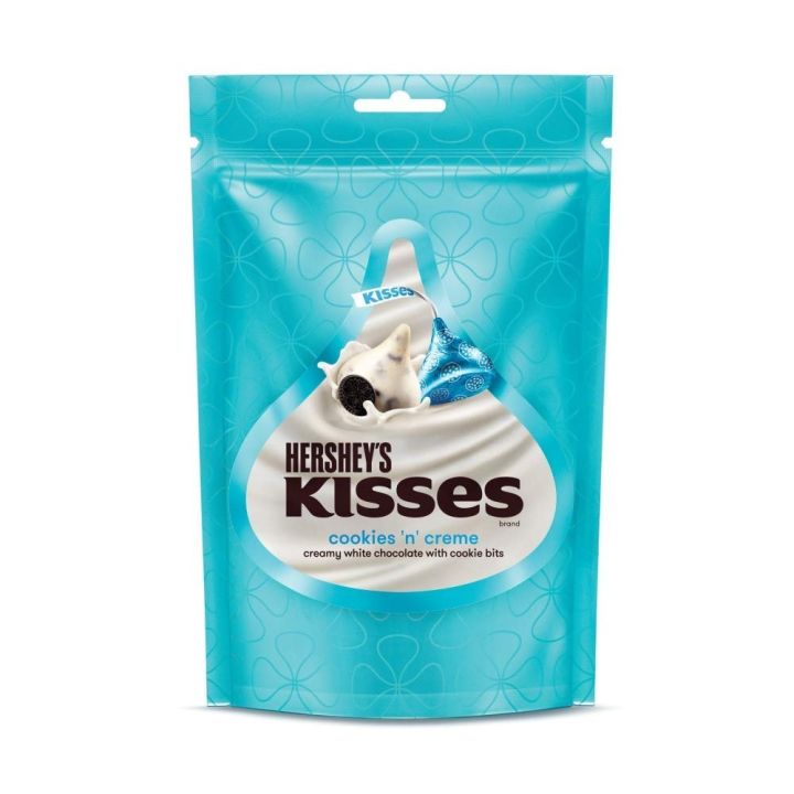 Hershey’s Kisses pouch Cookies ‘n’ Cream White Chocolate kisses 33.6g