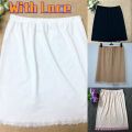 Women Satin Faux Silk Underskirt Petticoat Under Dress Half Slip Mini Skirt New. 