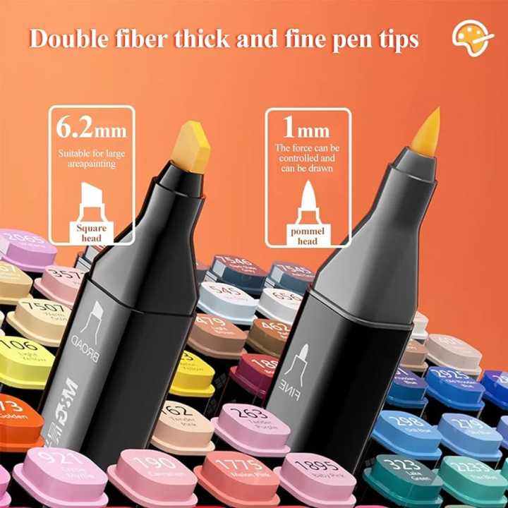 M&G%2080%20Double%20Tipped%20Art%20Marker%20Set%20for%20Artist%20Coloring%20Sketching%20Drawing%20Ink%20Brush%20Chisel%20Dual%20Tips%20Drawing%20Painting%20Art%20Supplies%20-%20Image%204