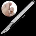 Engraving Craft Surgical Scalpel Paper Cutting Tool Stationery Carbon Steel Carving Metal Scalpel Utility. 