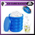 SP Dealz Ice Cube Maker Mould Ice Tray, Silicone Ice Bucket, (2 in 1) Ice-Ball Makers for Home, Round Portable Ice Bucket for Frozen Whiskey, Cocktail, BeveragesSpace Saving Ice Cube Maker for Party. 