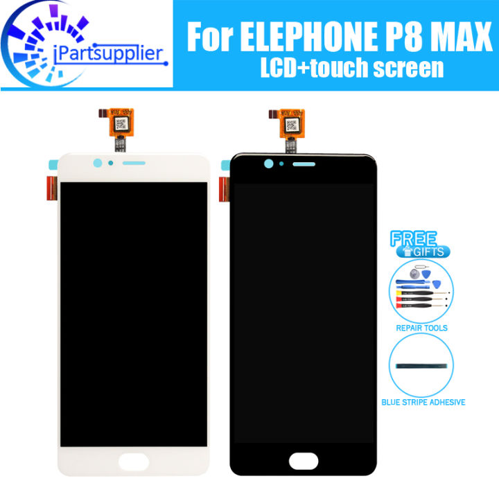 Elephone P8 MAX LCD Display+Touch Screen Tested LCD Digitizer Glass Panel Replacement For Elephone P8 MAX