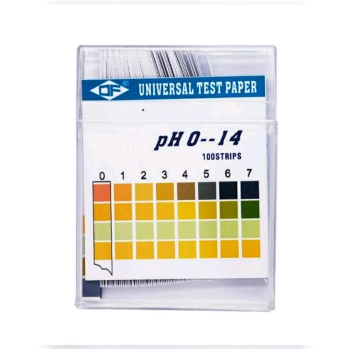 100 Strips 1-14 PH Alkaline Acid Indicator Paper Water Saliva Litmus Testing Kit Tester / Meter Tools