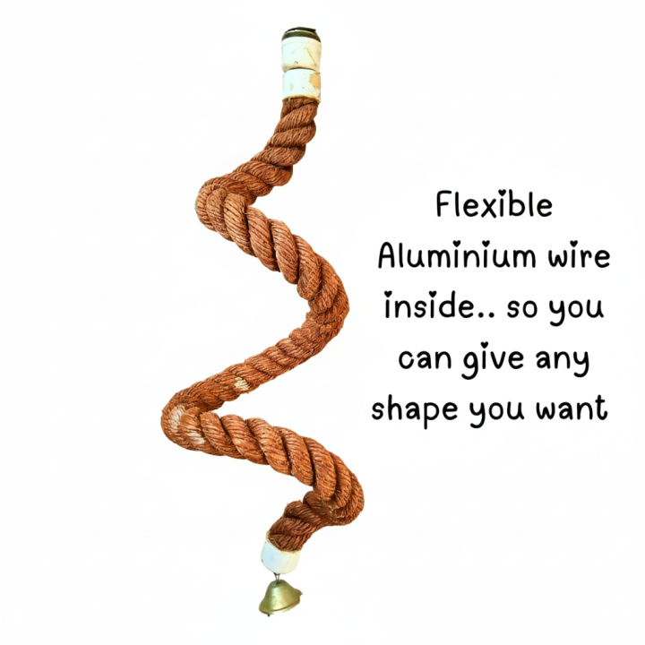 Spiral%20Bird%20Rope%20Perches%20-%204ft%20Flexible%20Climbing%20Rope%20-%20Chewing%20Toy%20for%20Ringneck%20Raw%20Conure%20Gray%20Parrots%20-%20Image%202