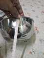 1 Piece Large Round Mixing Bowl Heavy Gauge Stainless Steel 8 inches 1000ml. 