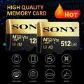 Original SONY 1TB Micro SD Card Memory TF/SD Card 128GB 256GB 512GB Mini Memory Card Class10 For Camera/Phone 2024 NEW. 