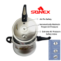 SONEX Belly Pressure Cooker | 5Ltr - 7Ltr - 9Ltr -11Ltr | Aluminium | Heavy Weight Pressure Cooker | Degchi Pressure Cooker | Handi Cooker. 