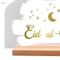 Eid Table Sign Ramadan Eid Mubarak Table Decor for Dining Table Home. 