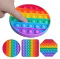 Pack Of 1 Silicone Rubber Anti Anxiety Stress Relief Push Pop Fidget Toys Squeeze The Toy For Kids Adults Special Needs. 