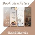 Urdu Bookmarks Set of 4 Inspired by Jannat k patty | Bookmarks for Novels, Books and Quran | Book Aesthetics | Books Accessories | Book Labels | Bookish Gift Idea | Book quotes. 