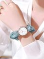 Korean watches Crunchy Watch and Bracelet watches for girls  Female Accessories ladies watches Scrunchies Watch For Girls & Women | Gift for Girls. 