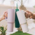 Drinkware 40oz Mug Tumbler FlowState Stanley Quencher 1200ML Stanley Cup Stainless Steel Vacuum Insulated Tumbler Ice Coffee Cup - Tumbler mugs. 