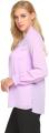 Xee's Collection Lavender Long Sleeve Chiffon Blouse Shirts For Women Xe-LSL. 