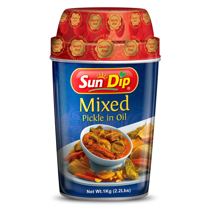 Sundip Mixed Pickle in Oil (Jar) 1KG