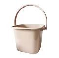Premium Pure Plastic bucket square 6 litre with plastic handle. 