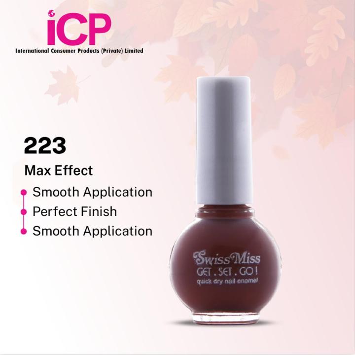 Swiss Miss Nail Enamel Get Set Go Dark Chocolate (223)