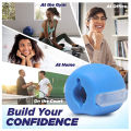 D.O.T Fitness Jawline Exercise Stress Ball Face Jaw Exerciser MuscleTrainer for Cheekbones Trainer Jawliner Jaw Liner. 