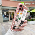 JIUMOO For Redmi 10 Case With New Design Cartoon Cute Flower Phone Case Shockproof Square Edge Softcase Pattern Silicone Casing Full Cover Angel Eye Camera Protection Cases. 