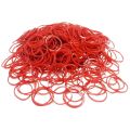 Natural Rubber Band 400g Red Color 40mm for Packing and Hair Banding. 