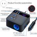 300W Power Inverters 12V/24V Dc Inverter 3 USB Car Charge Battery Quick Charge Converter Accessories Black US Plug. 