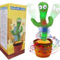 Original Dancing Cactus Toys for Kids Educational Plush Baby Toy Talking & Singing Electronic Pets for 6 to 12 Months Toddler Repeats What You Say Voice Recorder Musical Toys with 120 Songs. 