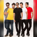 Pack Of 5 Plain Tshirt Combo. 