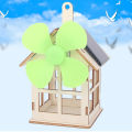Solar Power Toy Kid-safe Teamwork Ability Wood Educational Projects Solar Kit for Family. 