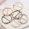 6Pcs Scarf Ring Clip T Shirt Tie Clips for Women Metal Tshirt Waist Tightener Clip Buckle Clothing Ring Clip Replacement Parts. 