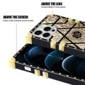 Gold Phone Case s Y20 55 Y76Y22 Y76 Y35 Y77 Y378 5G Vivo Y2 Y52 5G Y21 Y32 Y31 Y75 Y33 Woman Girl Ring Set Luxury Glitter. 