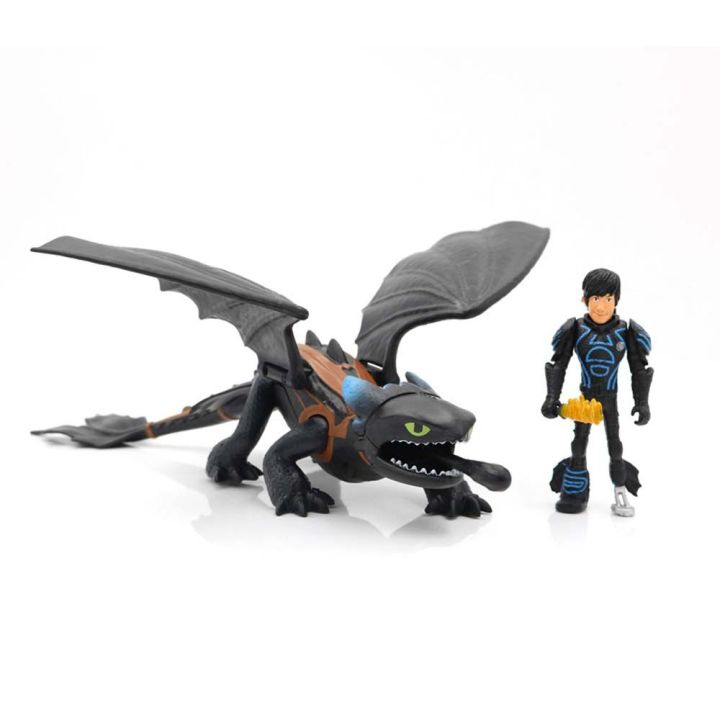 Anime Hiccup Model Toys Night Fury The Hidden World Figures Toy Collection Figures Desktop Decorations Action Figure Anime Model Model Figuals How To Train Your Dragon