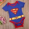 Baby Bodysuit Infant Jumpsuit Overall Short Sleeve Superman Body Suit Set Summer Cotton Baby Clothes. 