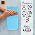 Face Towel Gym Towels - Light Weight, Super Absorbent, and Soft Towels- Ideal for Face, Gym, and Travelling Towel set of 12 - Size12x12 Inches. 